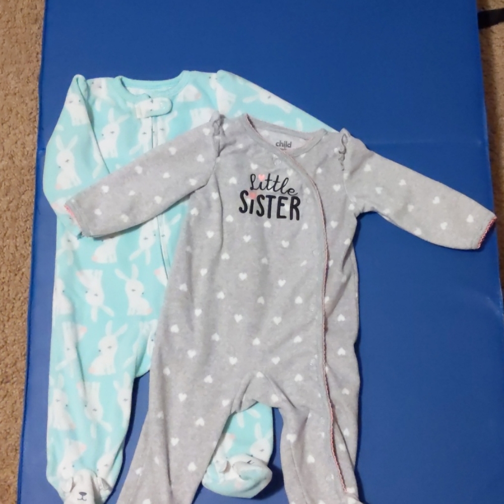 Fleece Baby PJs! - Picture 2 of 8